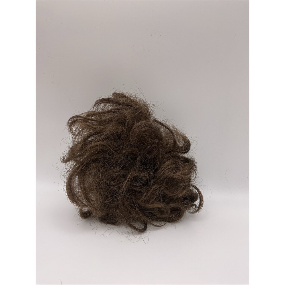 Womens Hair Wig Ponytail Curly Scrunchie Brown